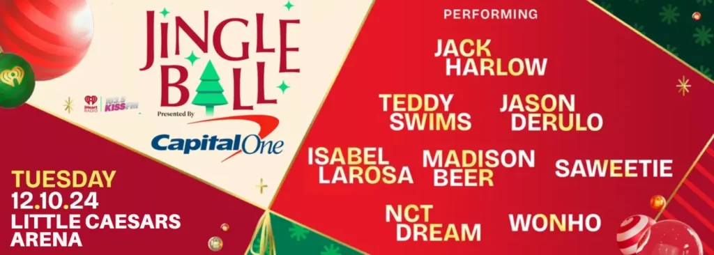 Channel 95.5's Jingle Ball at Little Caesars Arena